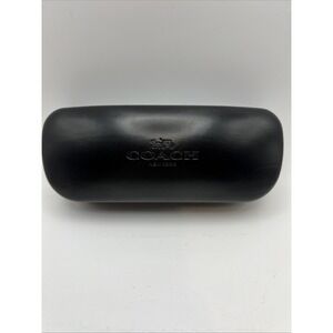 Coach Small Authentic Black Hard Side Clamshell Eyeglasses / Sunglasses Case